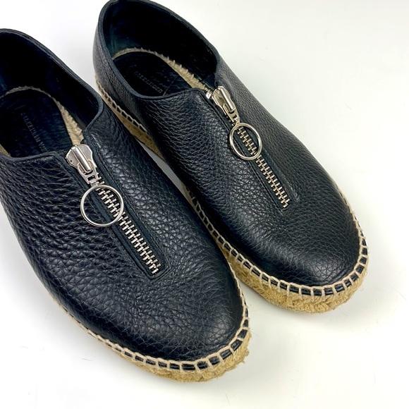 Alexander Wang Black Devon Zip Leather Platform - Picture 9 of 14